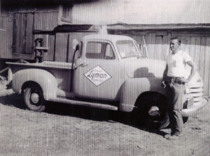 The start of Ag Chemicals Inc. Pictured: Harvey Lyman.